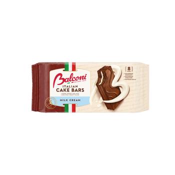 Balconi Italian Cake Bars Milk Cream X 8 8x280GR