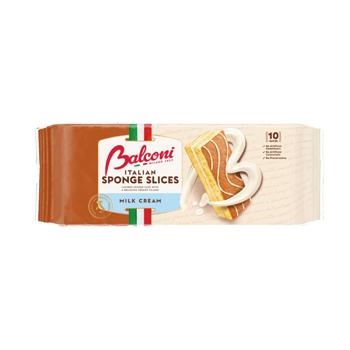 Balconi Italian Sponge Slice Milk Cream-10Pck 8x280G
