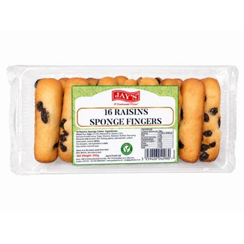 Jays New Raisin Fingers Madeleines