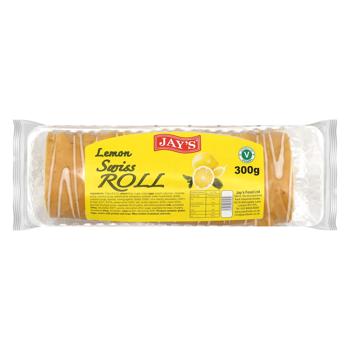 Jays New Swiss Roll Lemon