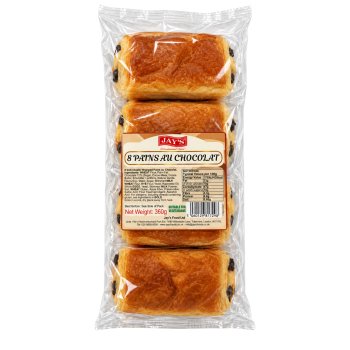 Jays Pain Au Chocolat X8 10x360GR