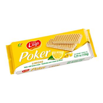 Lago Poker Wafer With Lemon 16x150GR