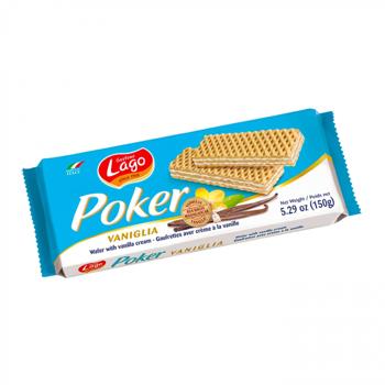 Lago Poker Wafer With Vaniglia 16x150GR