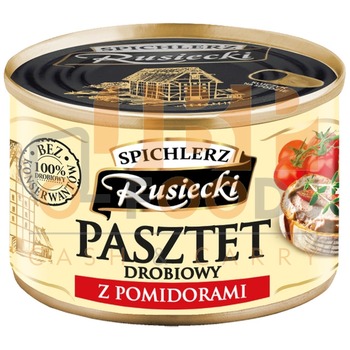 RUSIECKI PASZTET DROBIOWY Z POMIDORAMI