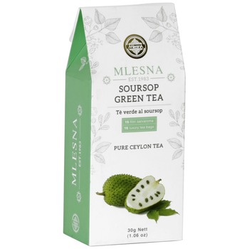 MLESNA SOURSOP GREEN TEA BAGS