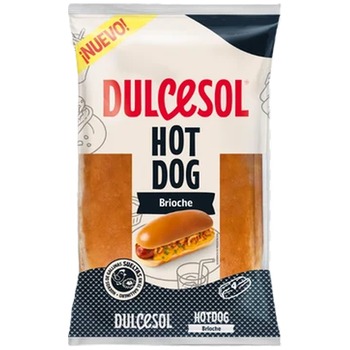 DULCESOL BRIOCHE HOT DOG BUNS
