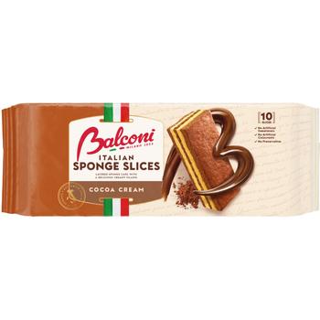 BALCONI 10PK COCOA CREAM SPONGE SLICES