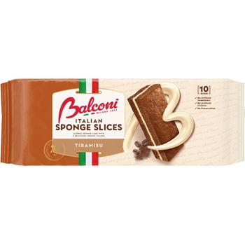 BALCONI 10PK TIRAMISU SPONGE SLICES