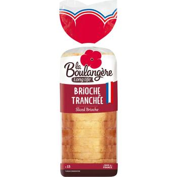 BOULANGERE BRIOCHE TRANCHEE SLICED