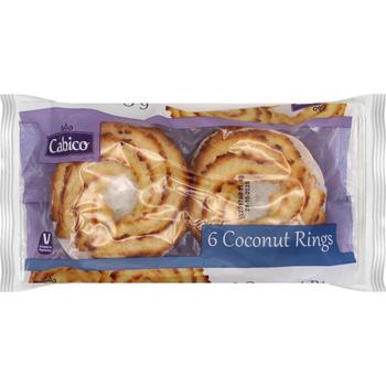 CABICO 6 COCONUT RINGS