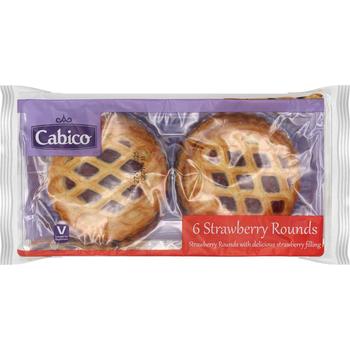 CABICO 6 STRAWBERRY ROUNDS