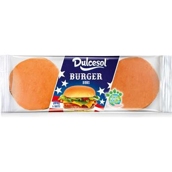 DULCESOL PLAIN BURGER BUNS