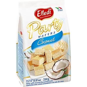 ELLEDI PARTY WAFERS COCONUT