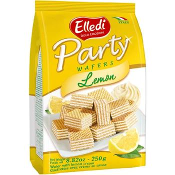 ELLEDI PARTY WAFERS LEMON