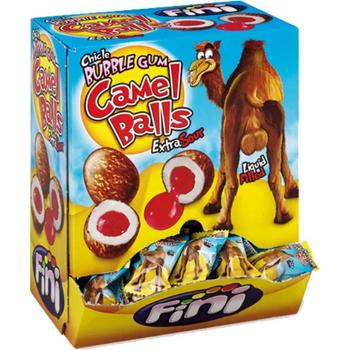 FINI CAMELS BALLS BUBBLE GUM