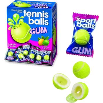 FINI TENNIS BALL BUBBLE GUM