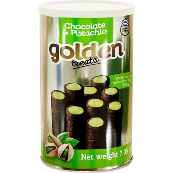 GOLDEN TREAT PISTACHIO WAFER ROLL