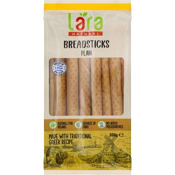 LARA NATURAL BREADSTICKS PLAIN