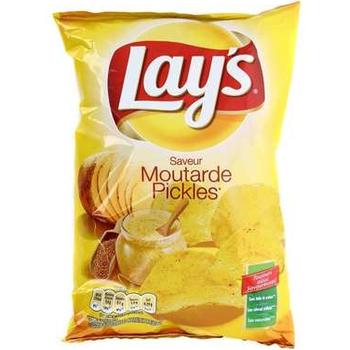 LAYS MOUTARDE PICKLES (MUSTARD)