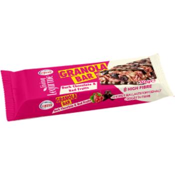 LEGURME GRANOLA BAR DARK CHOCOLATE & RED FRUITS