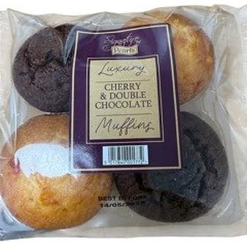 PEARLS MUFFIN CHERRY & DOUBLE CHOC
