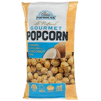 POPHOUSE CARAMELIZED POPCORN WITH COCONUT