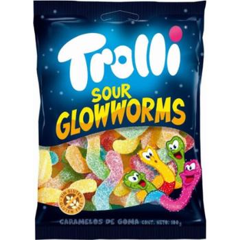 TROLLI SOUR GLOWWORMS BAGS