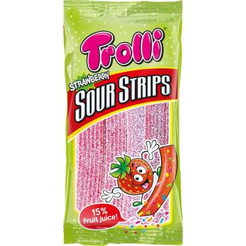 TROLLI SOUR STRIPS STRAWBERRY